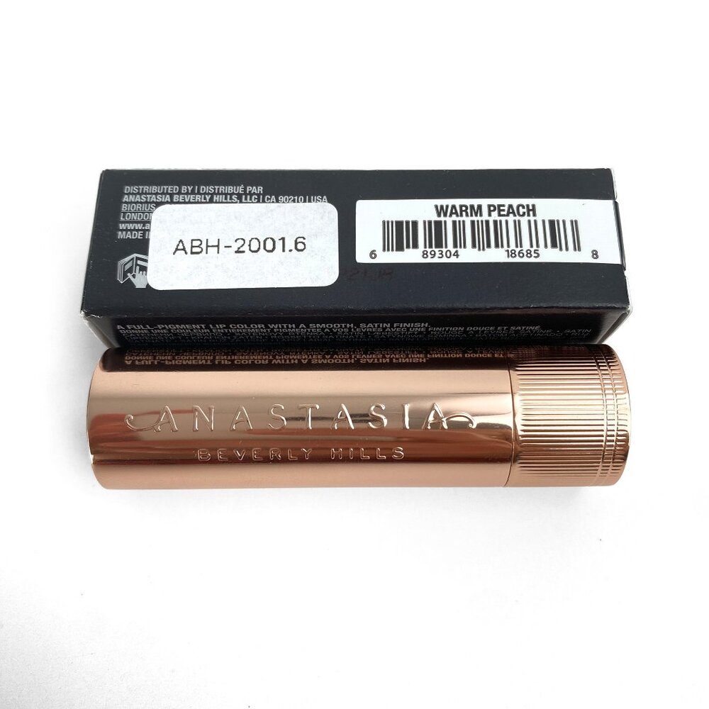 ABH Luxurious Satin Lipstick: New Warm Peach a Soft Peach - Picture 5 of 5